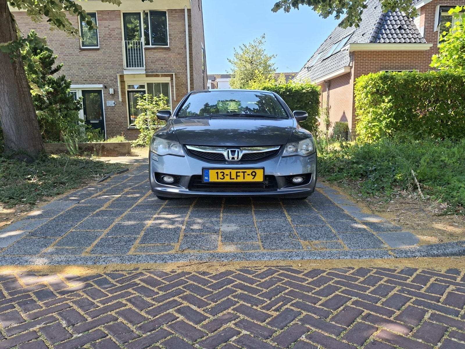 Honda Civic 1.3 Vtec Hybrid 4DR C-tr. 2010 Grijs, Auto's, Euro 5, Zwart, Particulier, 22 km/l