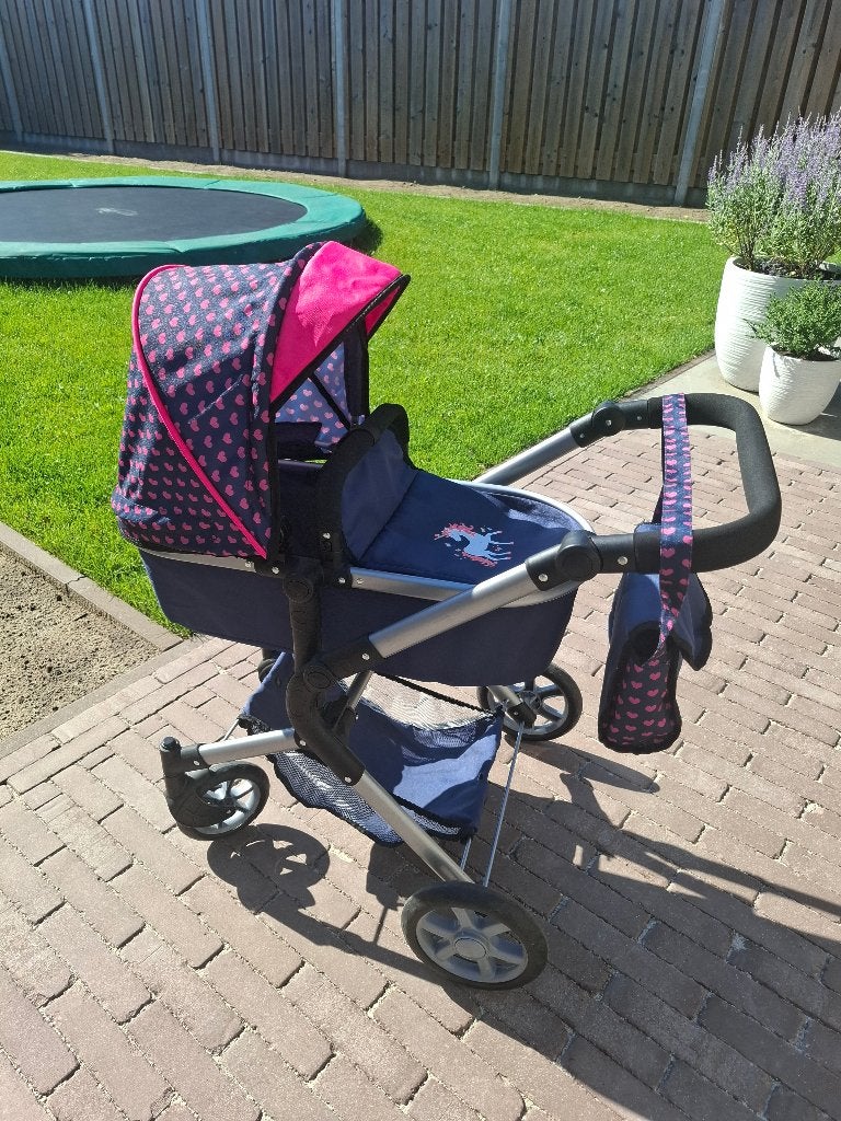 Poppenwagen city neo, bayer design, Ophalen, Zo goed als nieuw, Babypop