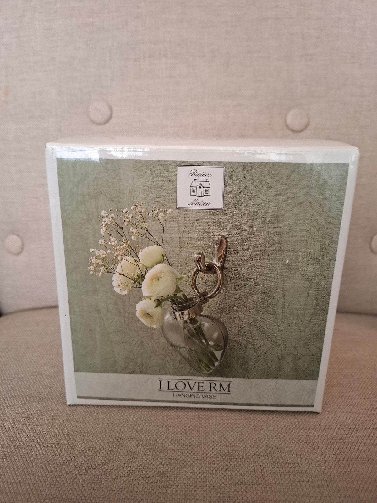 Riviera Maison hanging vase (nieuw), Ophalen of Verzenden, Nieuw, Transparant, Glas