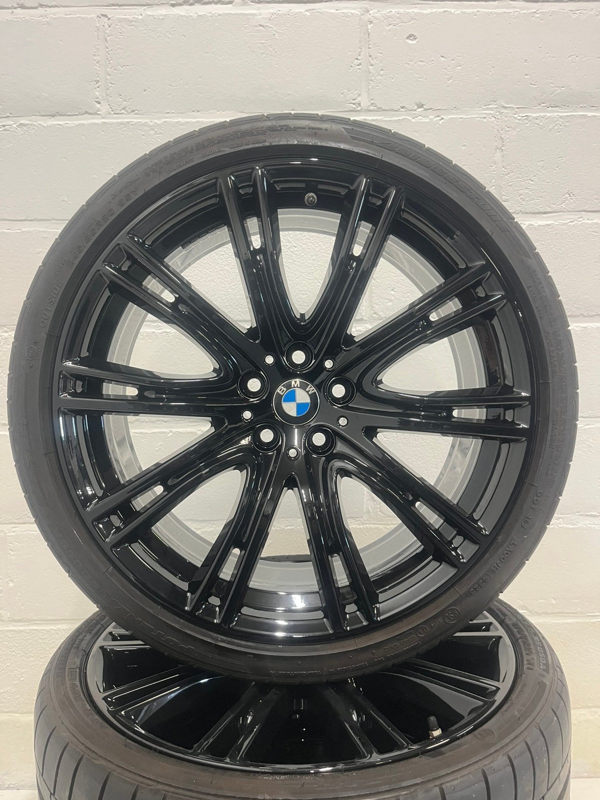 20 INCH BMW 759i BLACK ORIGINEEL 5 SERIE G30 G31 ZOMERSET, Ophalen, 20 inch, Zomerbanden, Banden en Velgen