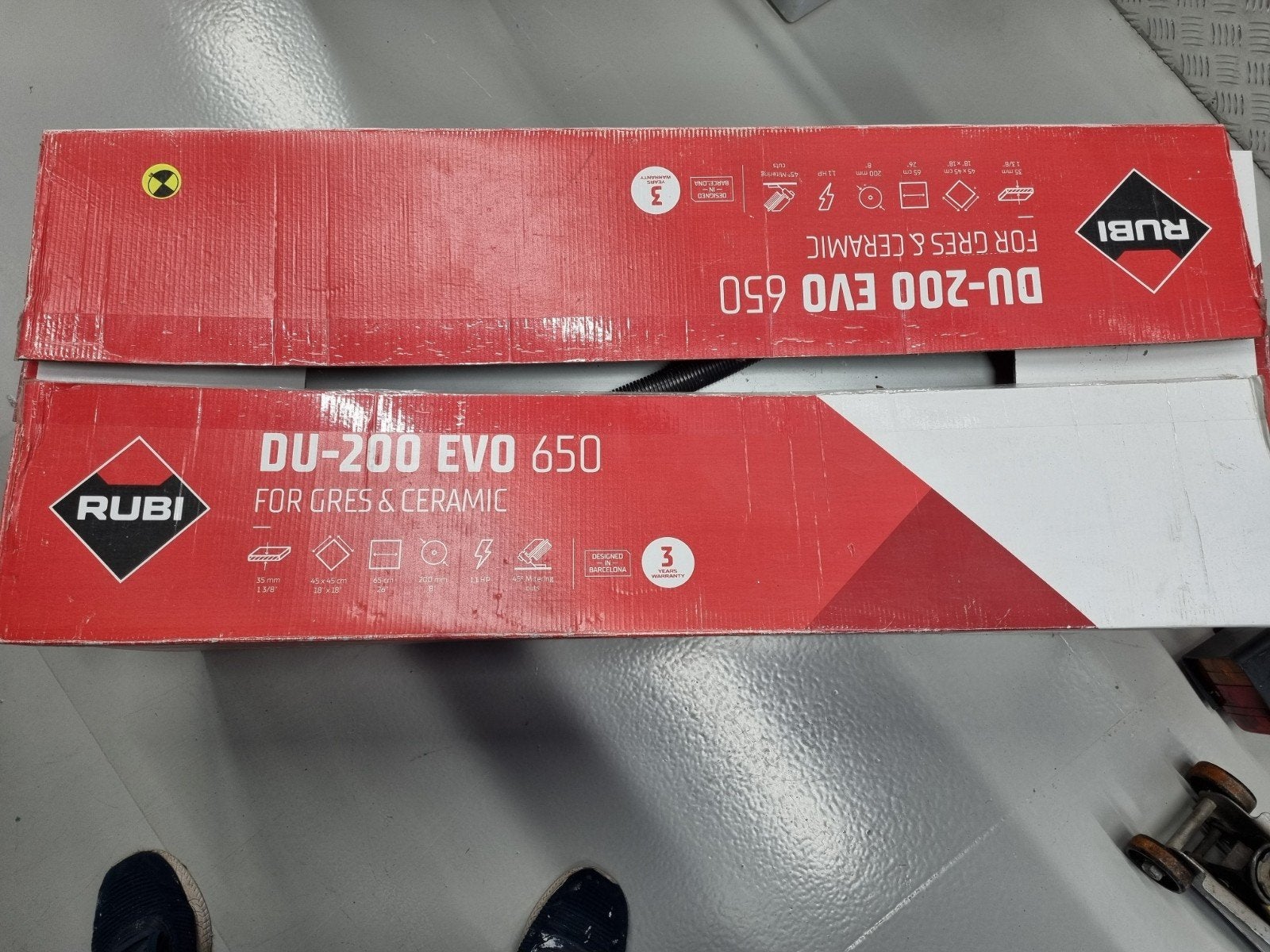 Tegelsnijder elektrisch Rubi DU-200 EVO 650, Ophalen, Zo goed als nieuw