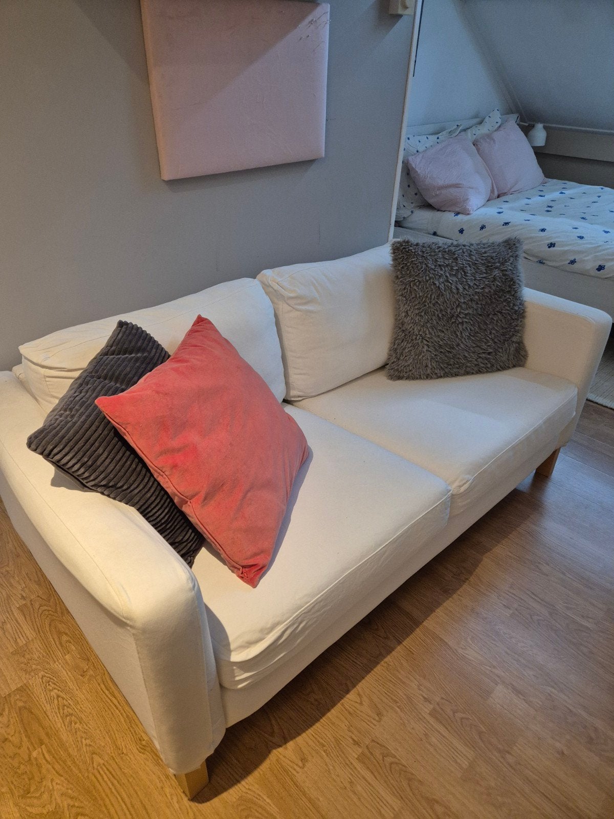 ikea bank Karlstadt, Huis en Inrichting, Ophalen, Zo goed als nieuw, Tweepersoons