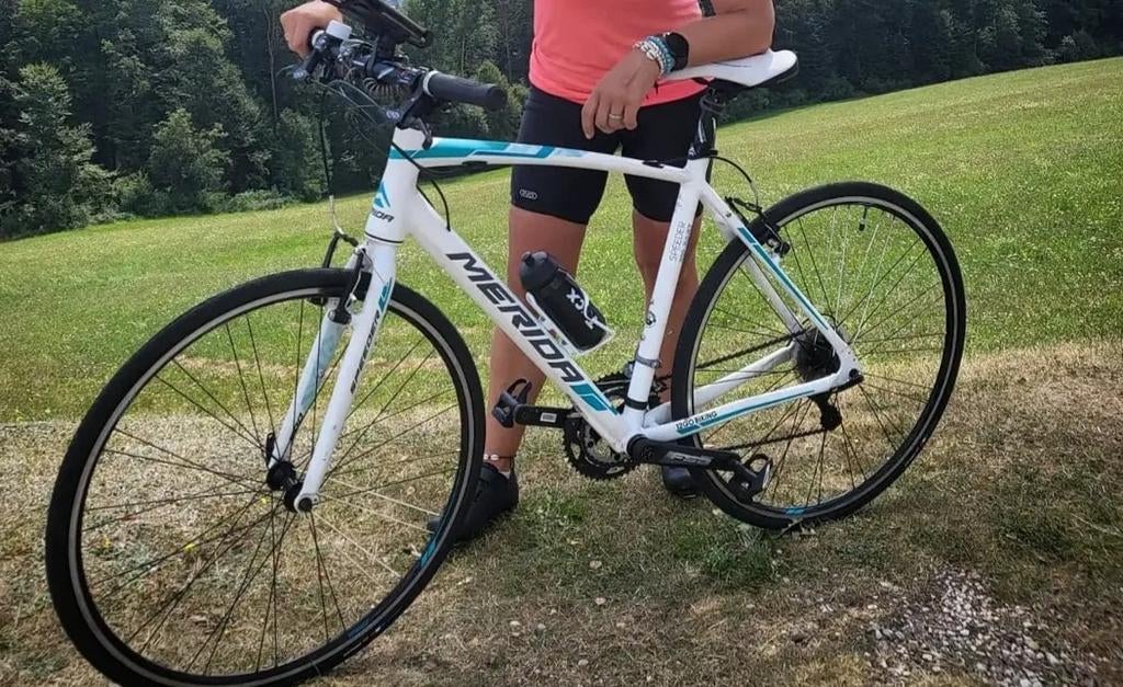 Merida Speeder 300 JULIET Dames Fitnessfiets - Wit/Zeegroen, Ophalen, Aluminium, Meer dan 20 versnellingen, Overige merken