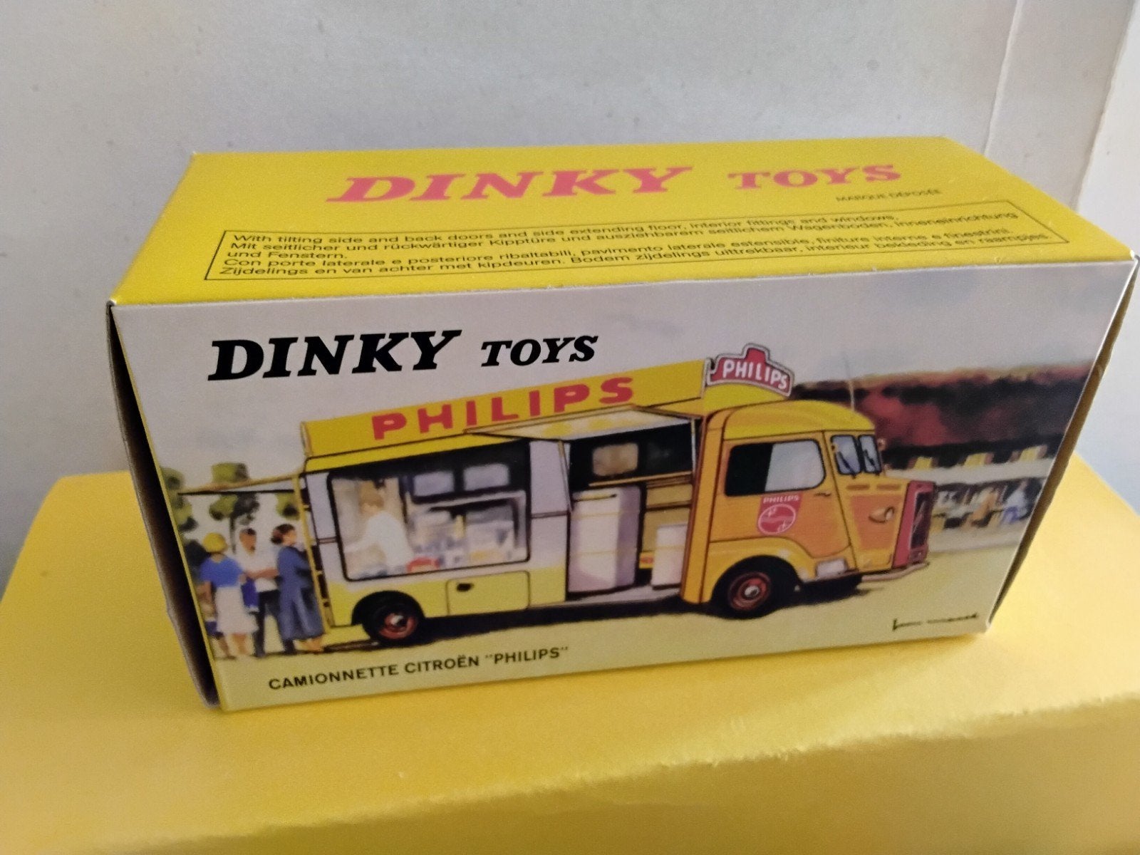 DINKY TOYS ATLAS CAMIONNETTE CITROËN PHILIPS  NO 587, Ophalen of Verzenden, Zo goed als nieuw, Auto, Dinky Toys