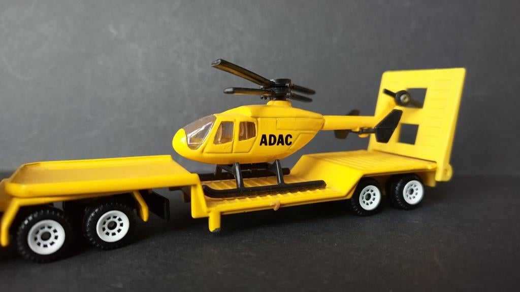 Scania Torpedo 143 H Adac Heli 1:87 Siku Pol, Schlittenbacherstrasse 60 Lüdenscheid Germany, SIKU, Ophalen of Verzenden, Bus of Vrachtwagen