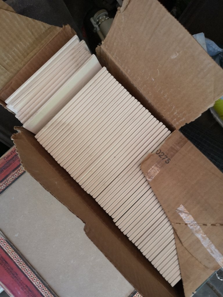 Keramieken wandtegels gebroken wit 15x15 cm 61 stuks, Doe-het-zelf en Verbouw, Ophalen, Nieuw, Minder dan 20 cm, Minder dan 20 cm