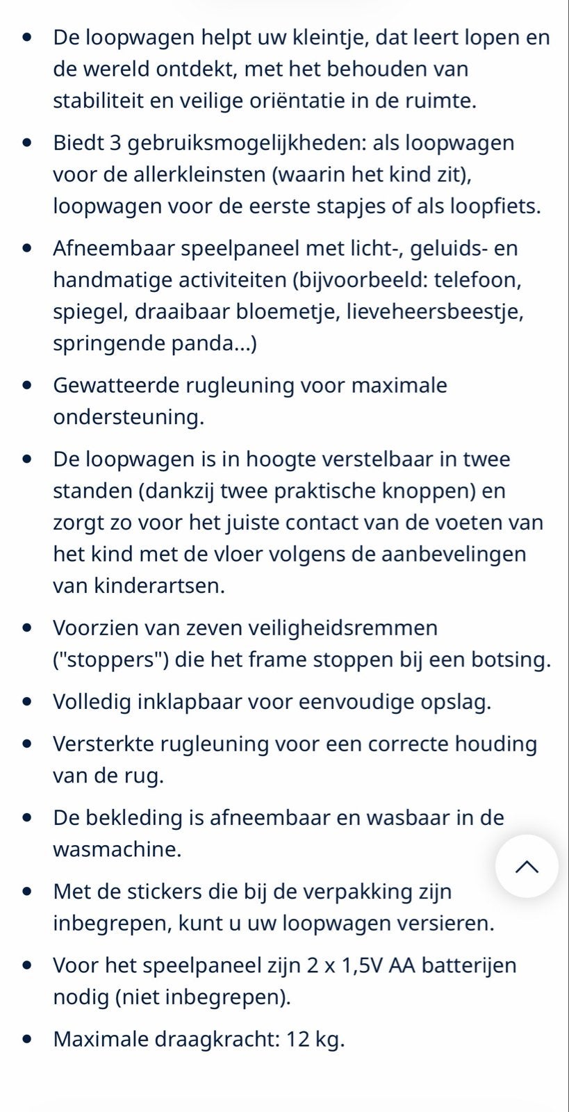 Chicco 3-in-1 Loopwagen (1-2-3 Grijs) - Loopfiets, Ophalen, Gebruikt, Overige typen, Met licht