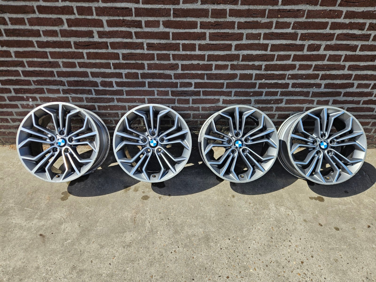 Set van 4 gebruikte BMW velgen, 18 inch, Auto-onderdelen, Banden en Velgen, Ophalen, 18 inch, Gebruikt, Velg(en)