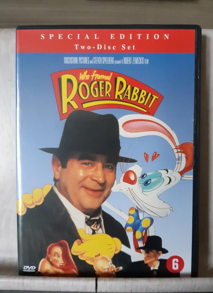 Who Framed Roger Rabbit  (1988) - Bob Hoskins - 2-Dvd set, Alle leeftijden, Ophalen of Verzenden, Zo goed als nieuw, Komedie
