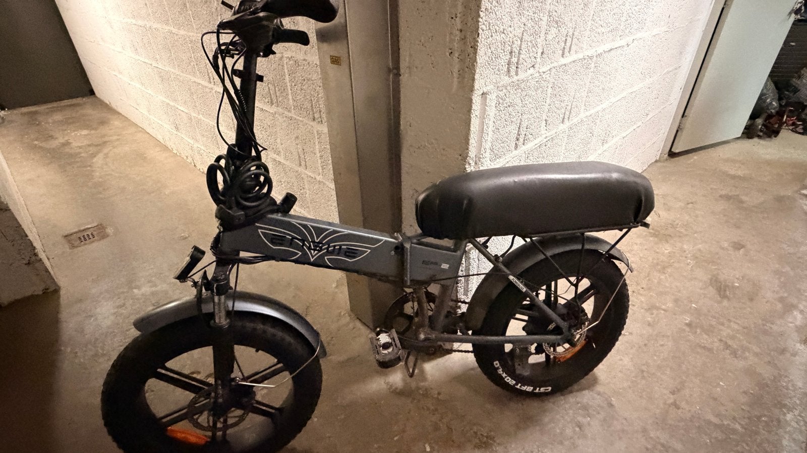 Engwe EP-2 opvouwbare elektrische fatbike, Fietsen en Brommers, Gebruikt, Minder dan 47 cm, 50 km per accu of meer, Ophalen