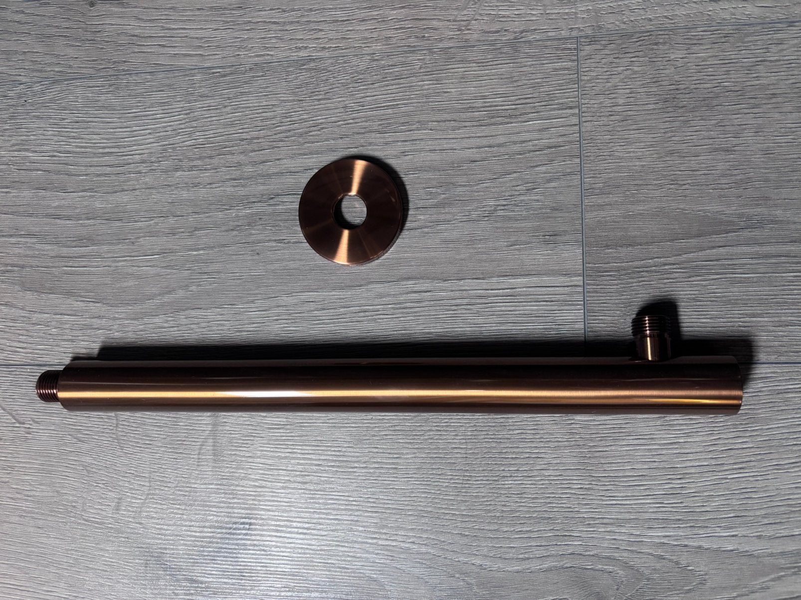 Nieuw Brauer Copper Edition rechte wandarm koper geborsteld, Ophalen of Verzenden, Zo goed als nieuw, Wit