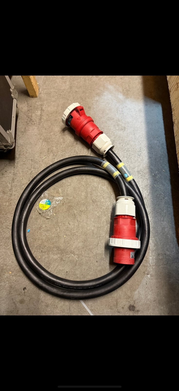 2,5 meter kracht kabel 125 ampere, Ophalen, Zo goed als nieuw, 10 meter of meer
