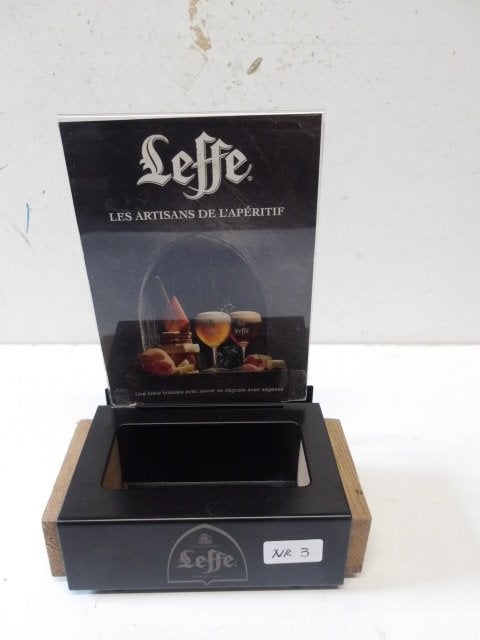 Leffe bier tafelstandaard / viltjeshouder (nr.3), Ophalen of Verzenden, Nieuw, Overige typen, Leffe