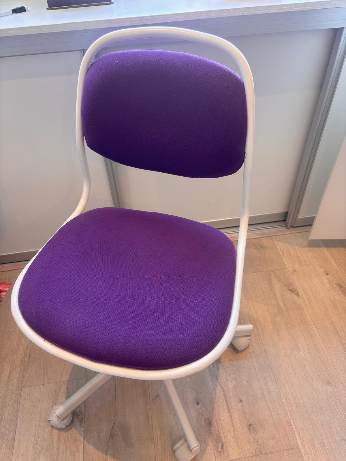 Bureaustoel Ikea, Ophalen, Gebruikt, Paars, Bureaustoel