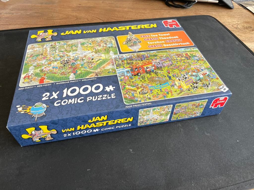 Van Haasteren 2x 1000 stukjes, Ophalen of Verzenden, 500 t/m 1500 stukjes, Zo goed als nieuw
