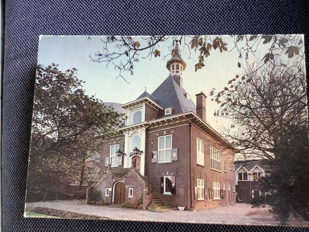 Puzzel gemeentehuis raadhuis Halfweg 750 stukjes, Ophalen of Verzenden, 500 t/m 1500 stukjes, Zo goed als nieuw
