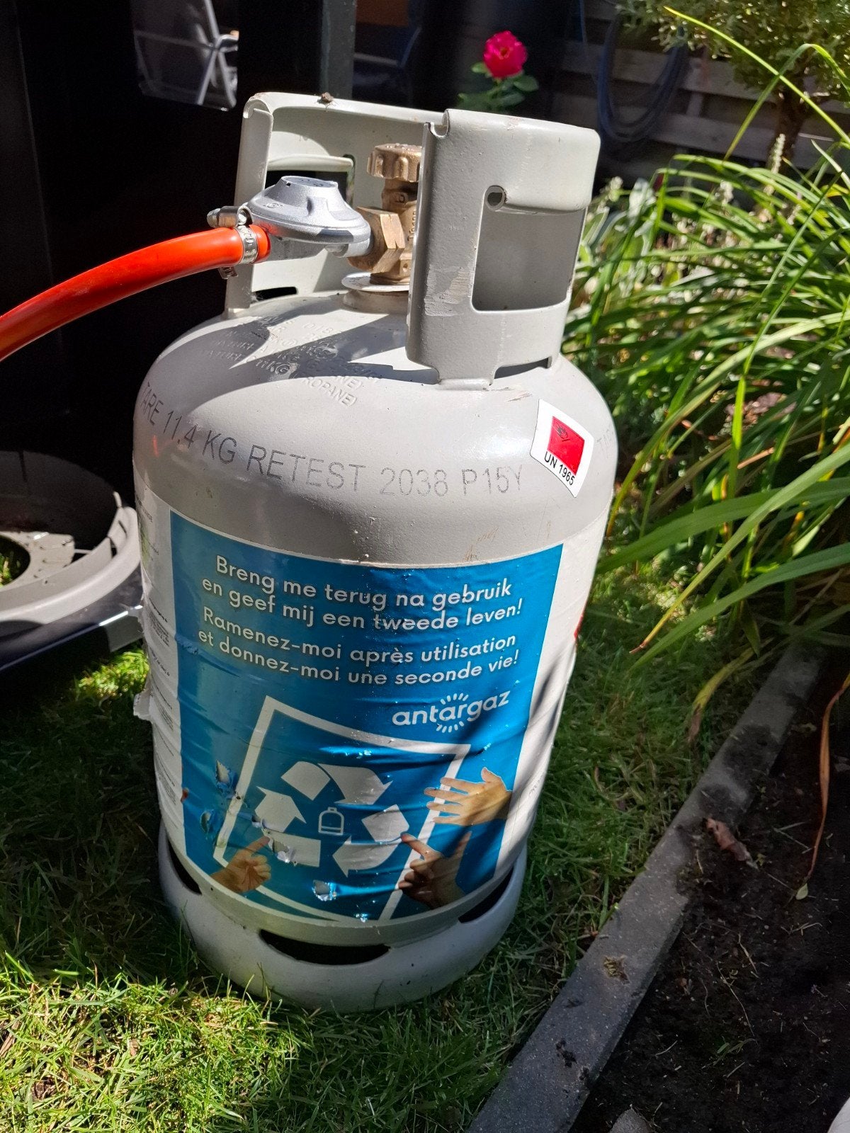 Antargaz gasfles 11,4 kg - Leeg, Ophalen, Gebruikt