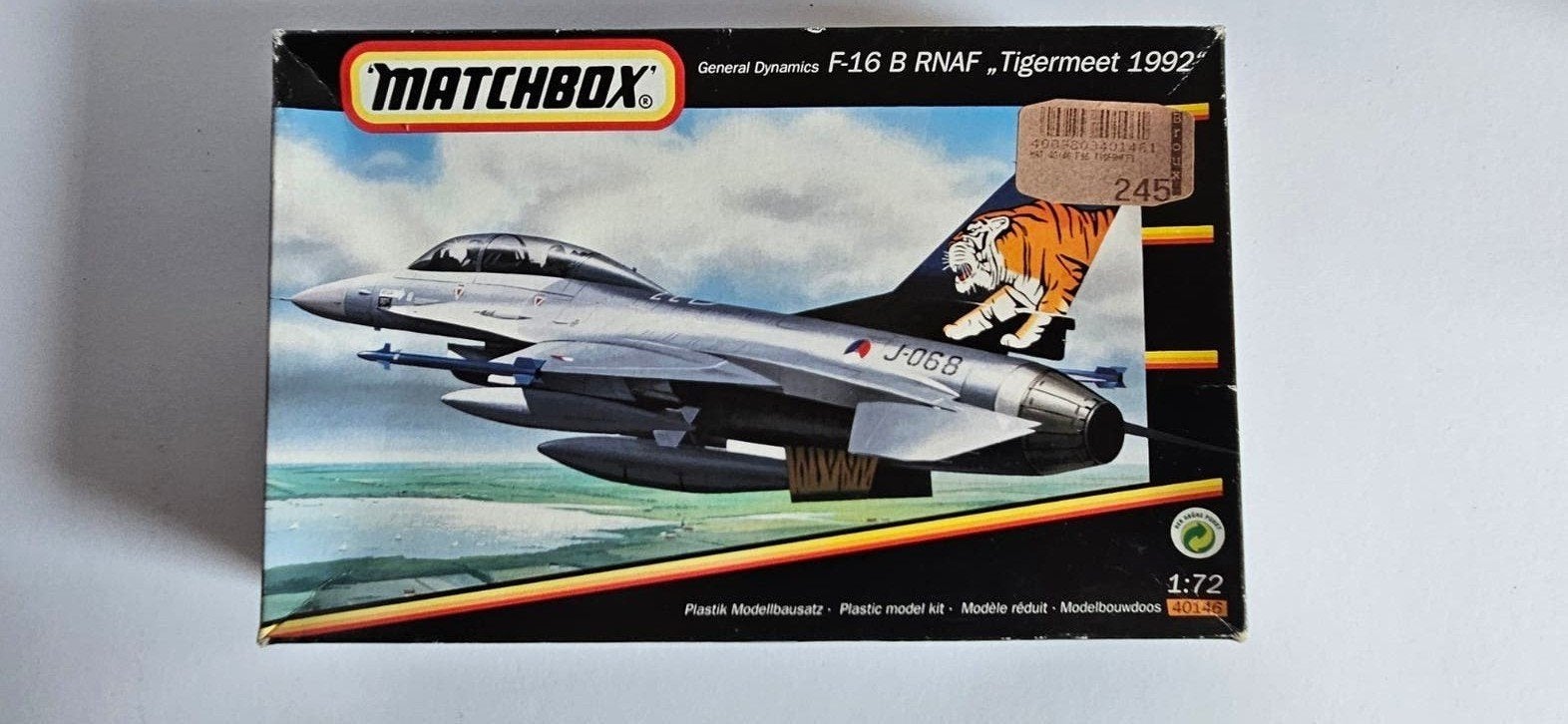 Matchbox F-16 RNMF 'Tigermeet 1992' 1:72, Overige merken, 1:72 tot 1:144, Nieuw, Ophalen of Verzenden