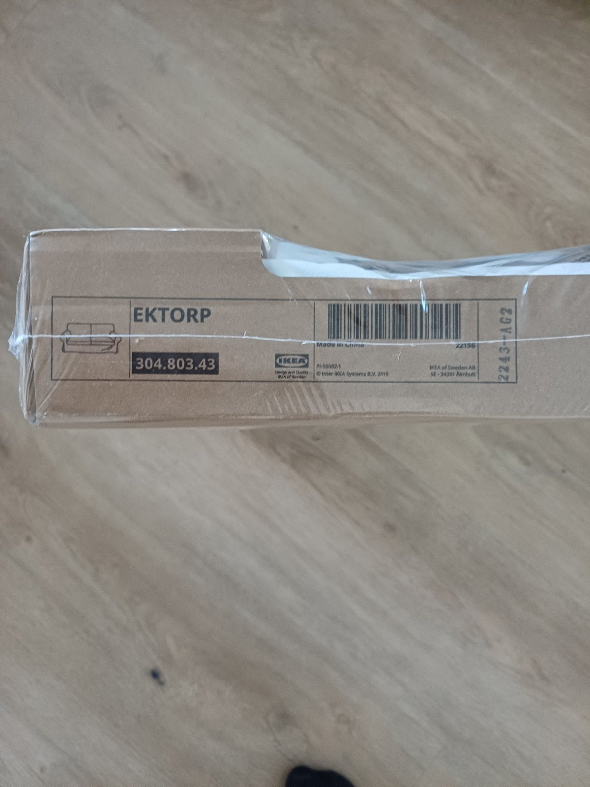 IKEA EKTORP 2-zitsbank hoes - Nieuw in verpakking, 150 tot 200 cm, 75 tot 100 cm, Ophalen of Verzenden, Rechte bank