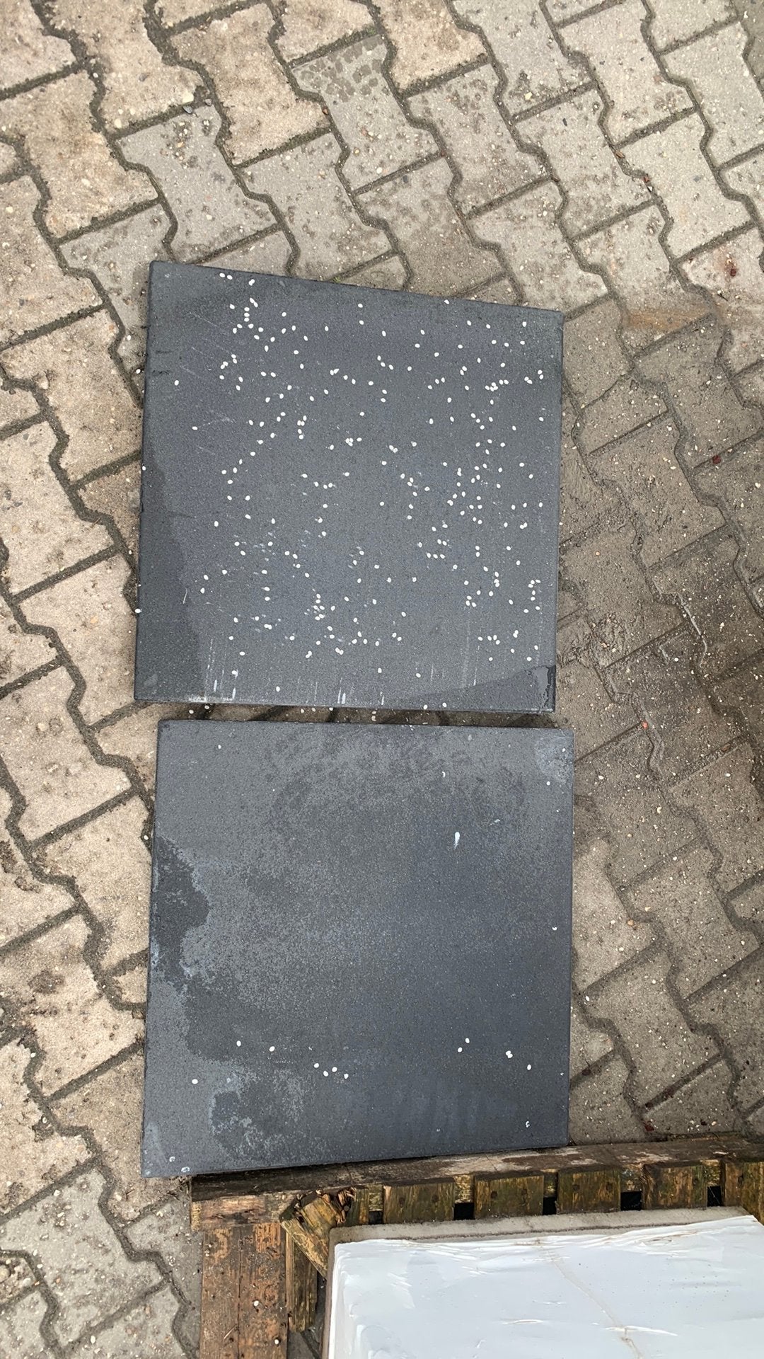 Patio square black 60x60x4cm B-keus, Nieuw, Ophalen of Verzenden, 10 m² of meer, Beton