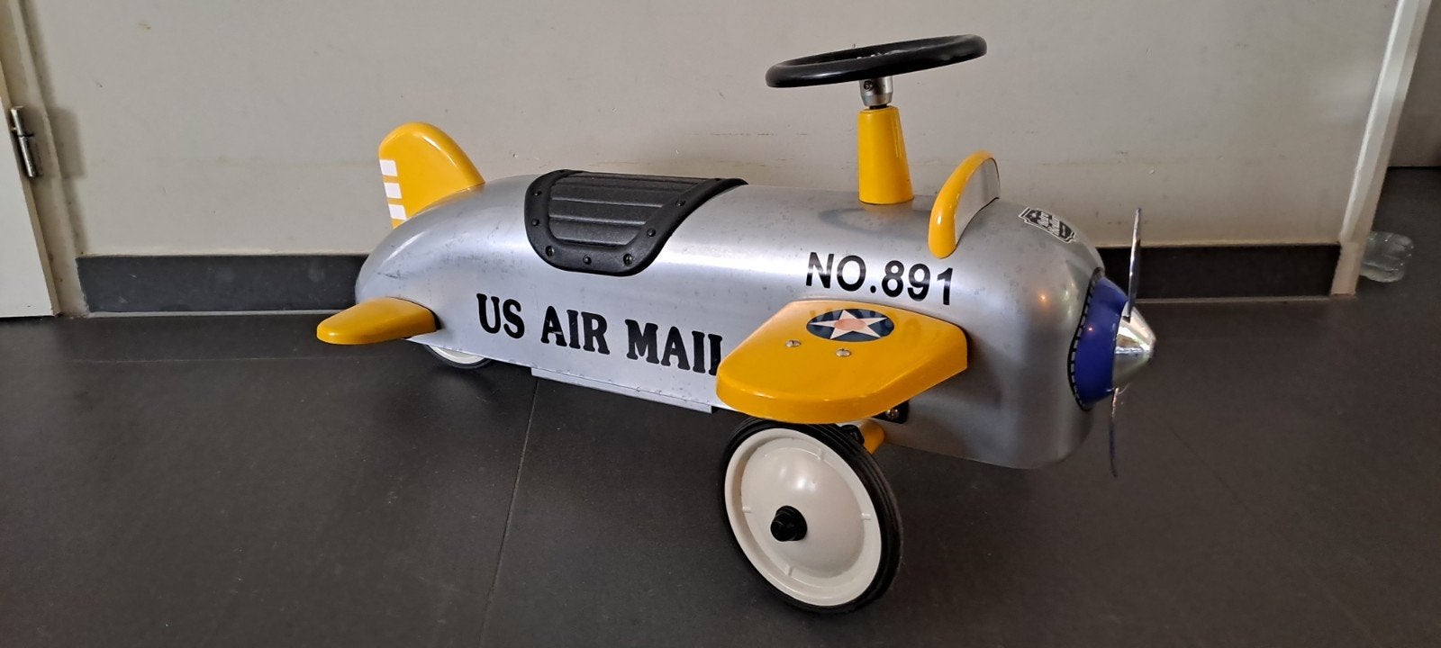 Retro roller loopauto vliegtuig - US Air Mail, Ophalen of Verzenden, Gebruikt