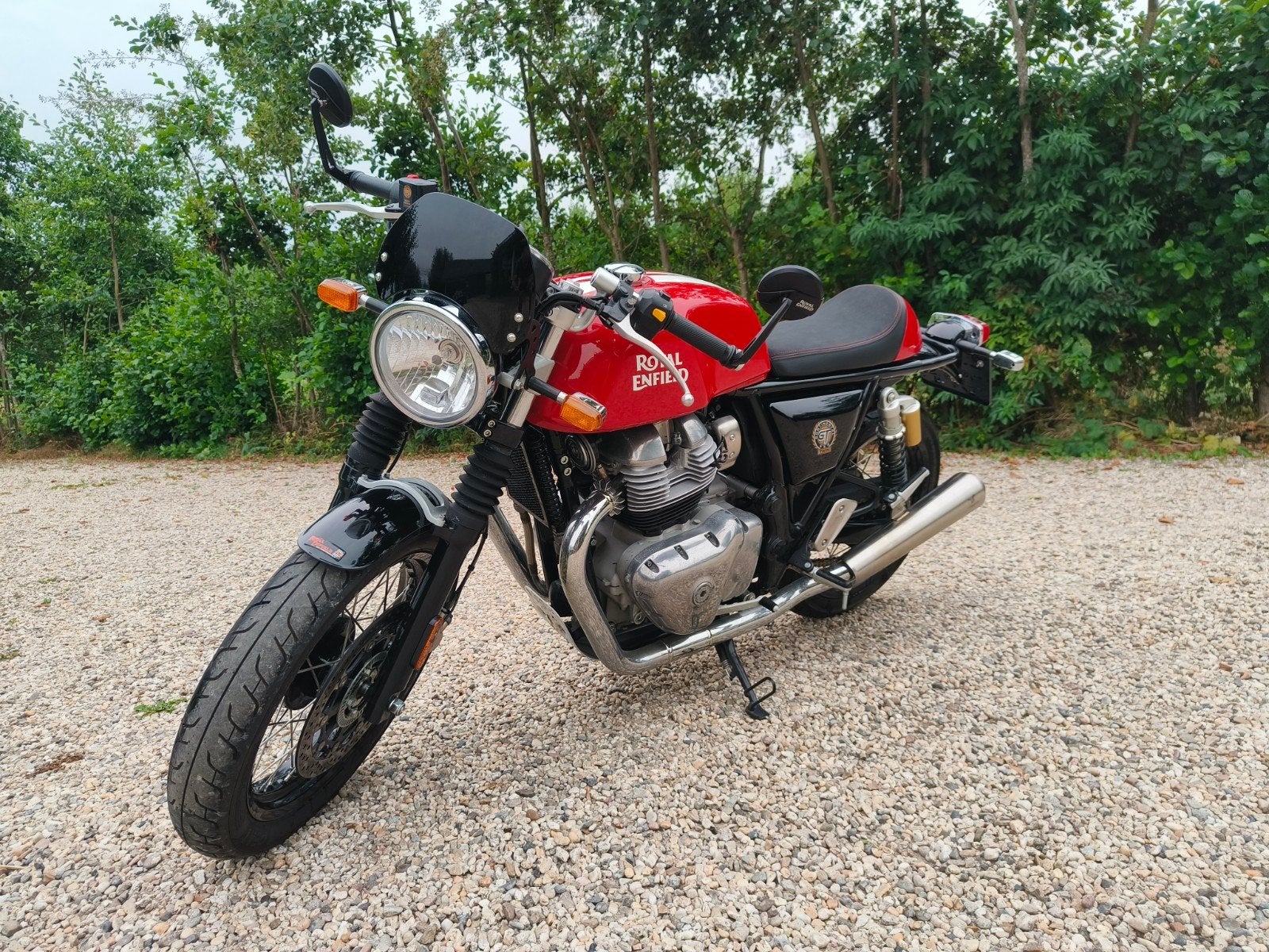 Royal Enfield Continental GT 650, rood. - Rood/Wit, Motoren, Motoren | Royal Enfield, Particulier, Naked bike, 12 t/m 35 kW, 2 cilinders