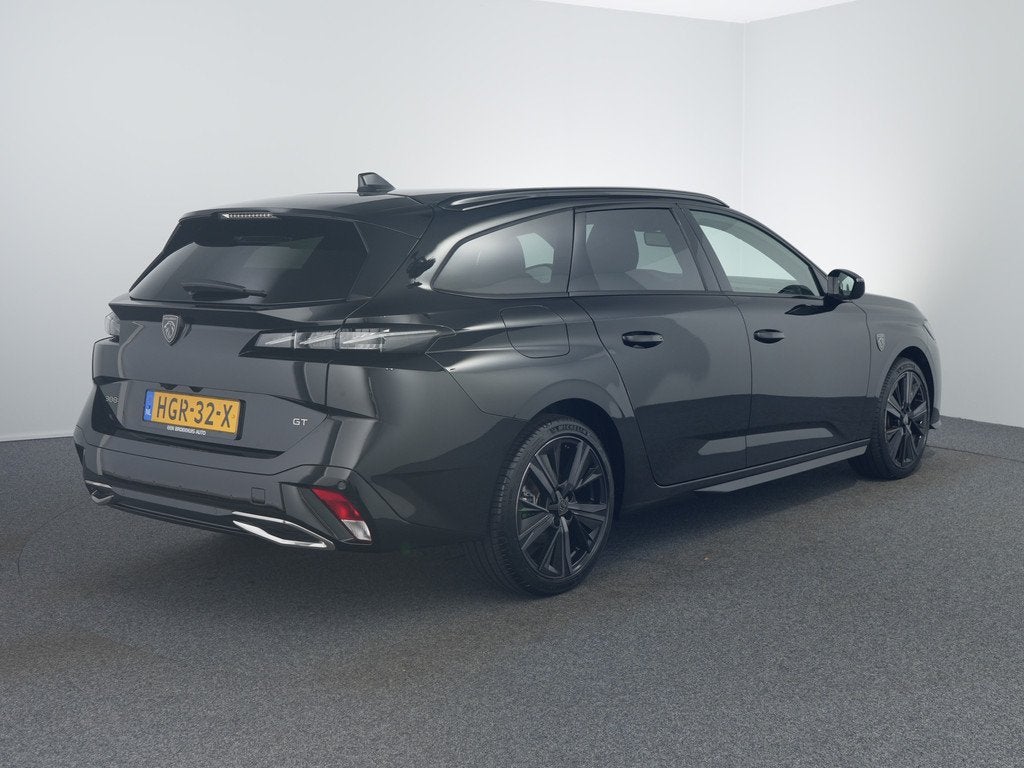 Peugeot 308 SW 1.2 Hybrid 145 e-DCS6 GT, Auto's, Peugeot, Gebruikt, 1199 cc, Zwart, Origineel Nederlands