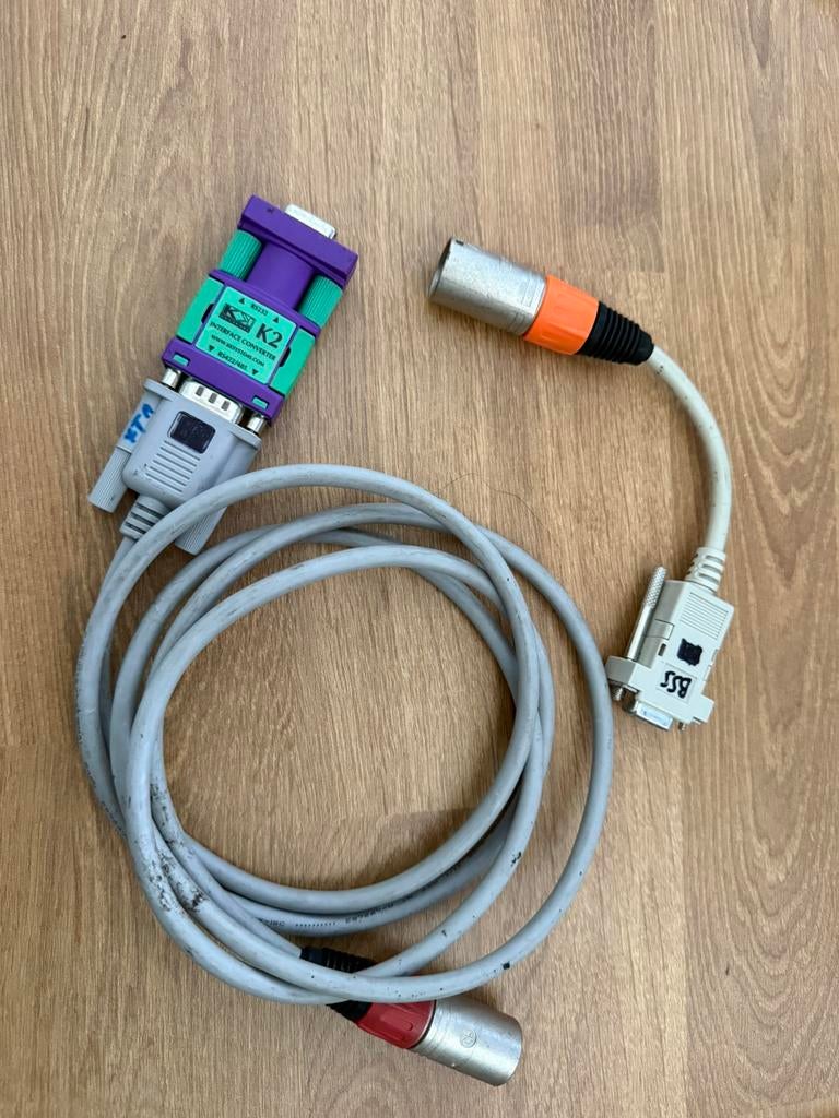KK systems K2 232/485 met verloop evt xlr xta en bss, Ophalen of Verzenden, Zo goed als nieuw, Apparatuur