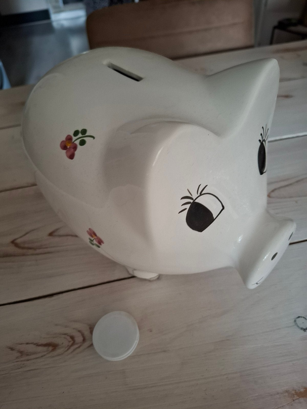 Groot spaarvarken, Verzamelen, Spaarpotten, Ophalen, Zo goed als nieuw, Steen, Aardewerk of Keramiek, Dier