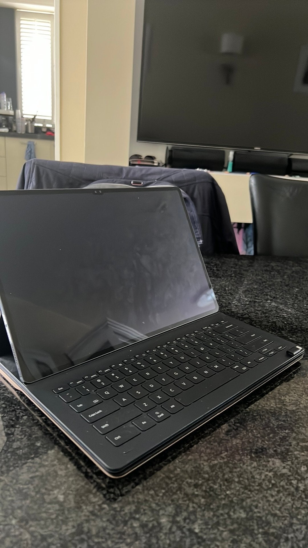 Samsung Galaxy Tab S9 Ultra 5G met keyboard, Computers en Software, Android Tablets, Ophalen, Zo goed als nieuw, Wi-Fi en Mobiel internet