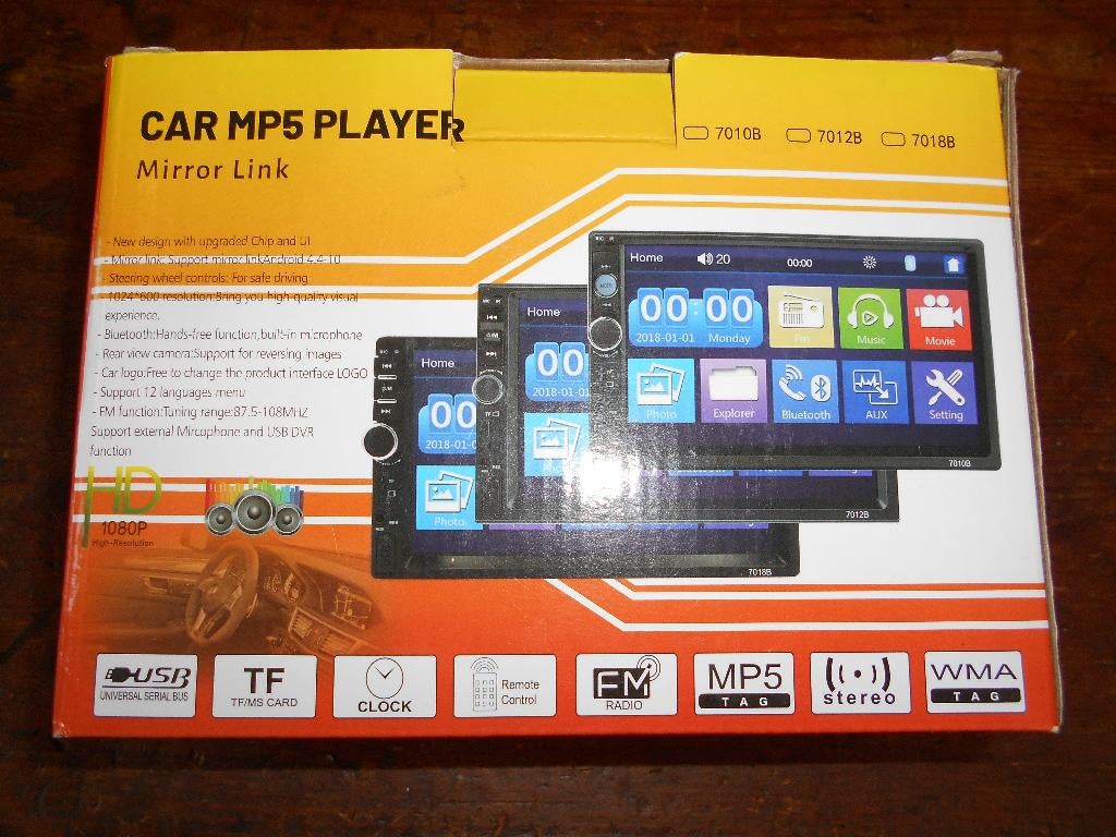 Car MP5 player, Ophalen of Verzenden, Nieuw
