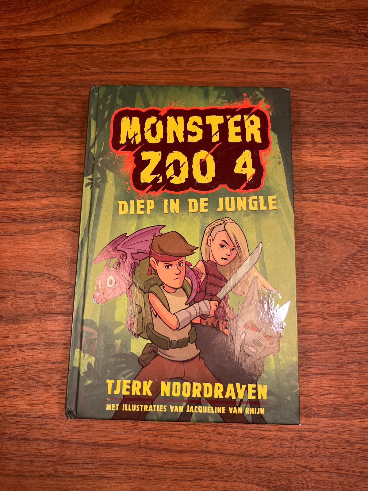 Monster Zoo 4: Diep in de Jungle - Tjerk Noordraven, Boeken, Ophalen of Verzenden, Gelezen, Fictie