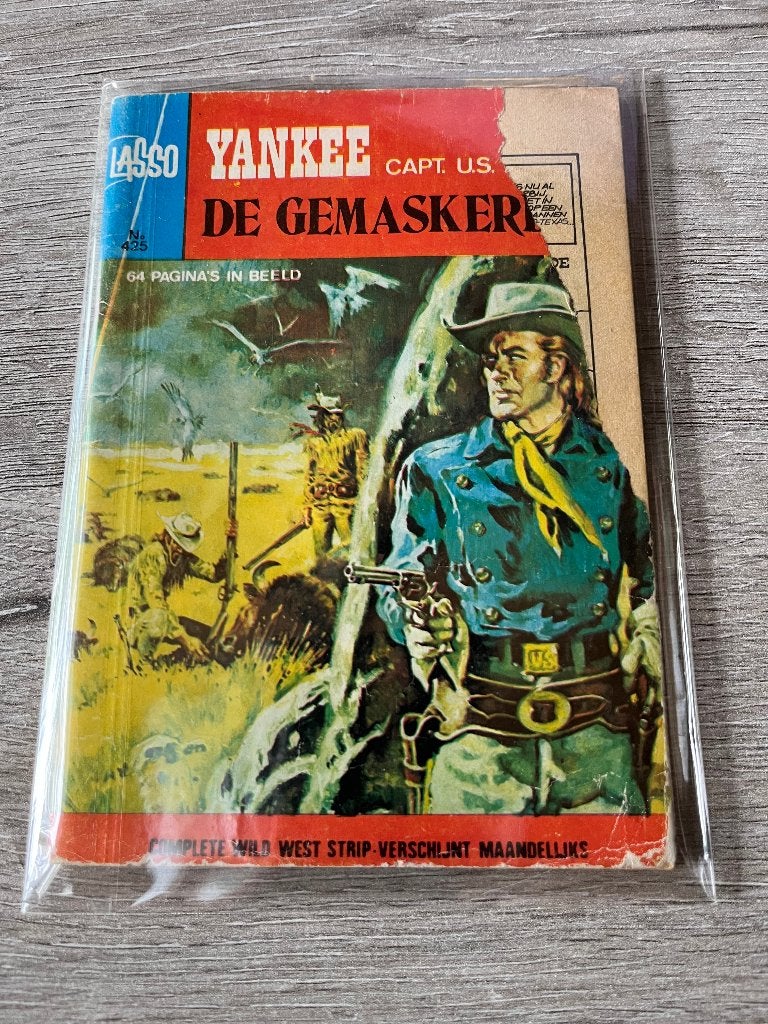 Lasso 425 De gemaskerde, Boeken, Eén stripboek, Ophalen of Verzenden, Gelezen