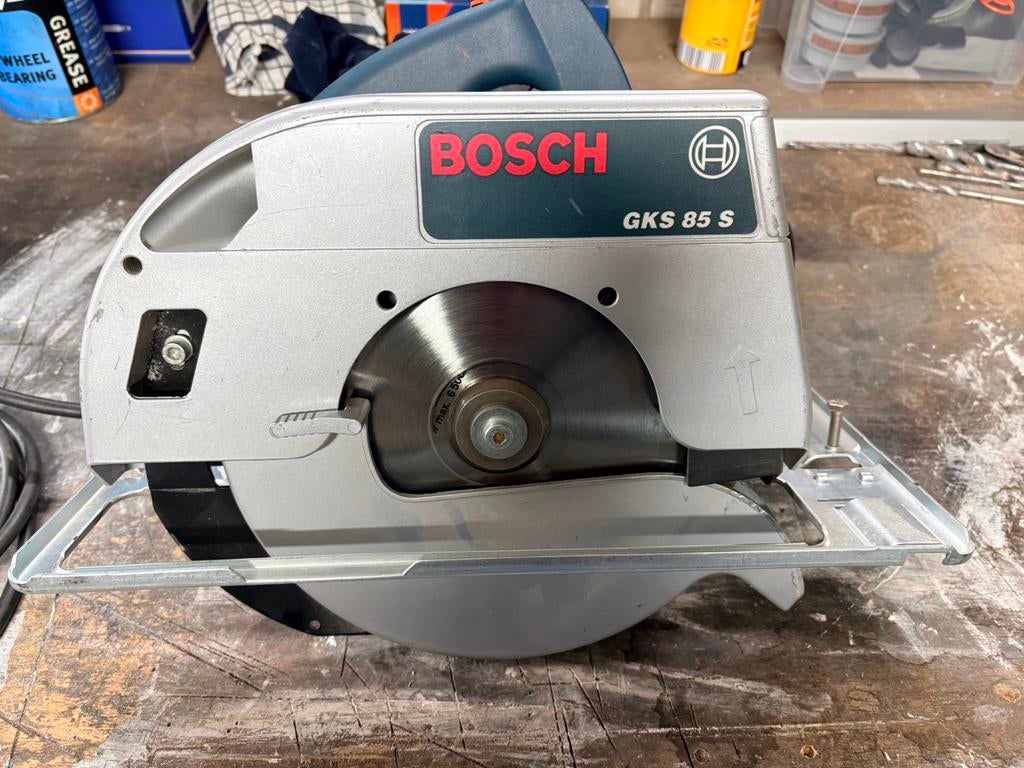 Bosch GKS 85 s handcirkelzaag1700 W, Decoupeerzaag, Ophalen of Verzenden, Zo goed als nieuw, 30 tot 70 mm