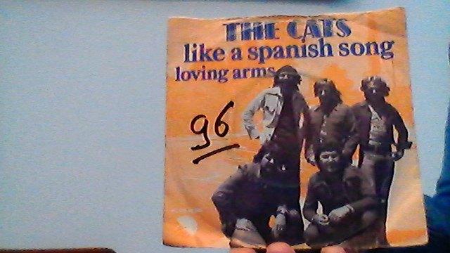 the cats jukebox single like a spanish song uit 1975, Cd's en Dvd's, Vinyl Singles, Verzenden, Zo goed als nieuw, Pop, Single