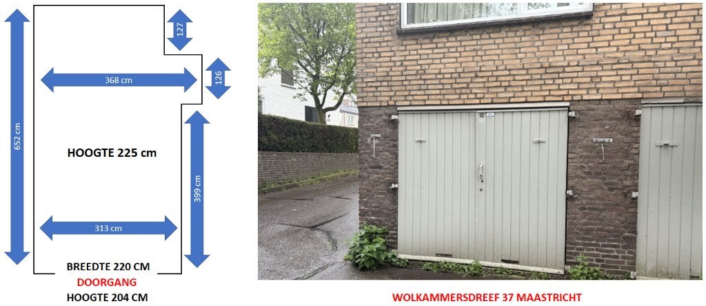 Garagebox te huur Wolkammersdreef Maastricht, Auto diversen, Autostallingen en Garages
