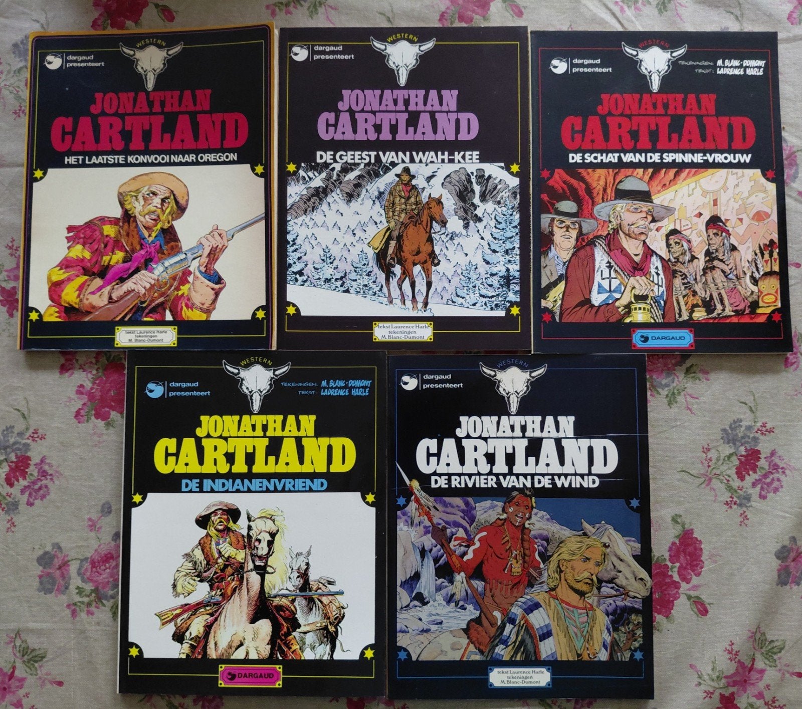 Jonathan Cartland deel 1 tm 10 sc., Meerdere stripboeken, Ophalen of Verzenden, Gelezen