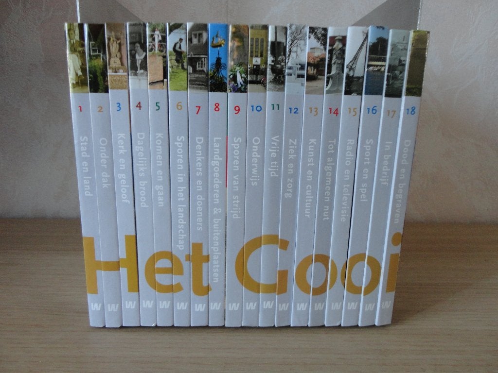 Serie HET GOOI toen & nu (18 delig), Boeken, 20e eeuw of later, Nieuw, Diverse auteurs, Ophalen of Verzenden