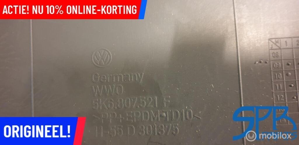 VW GOLF 6 VI GTD Diffuser 5K6807521F SPOILER ACHTERBUMPER, Auto-onderdelen, Carrosserie en Plaatwerk, Volkswagen, Nieuw, Ophalen of Verzenden