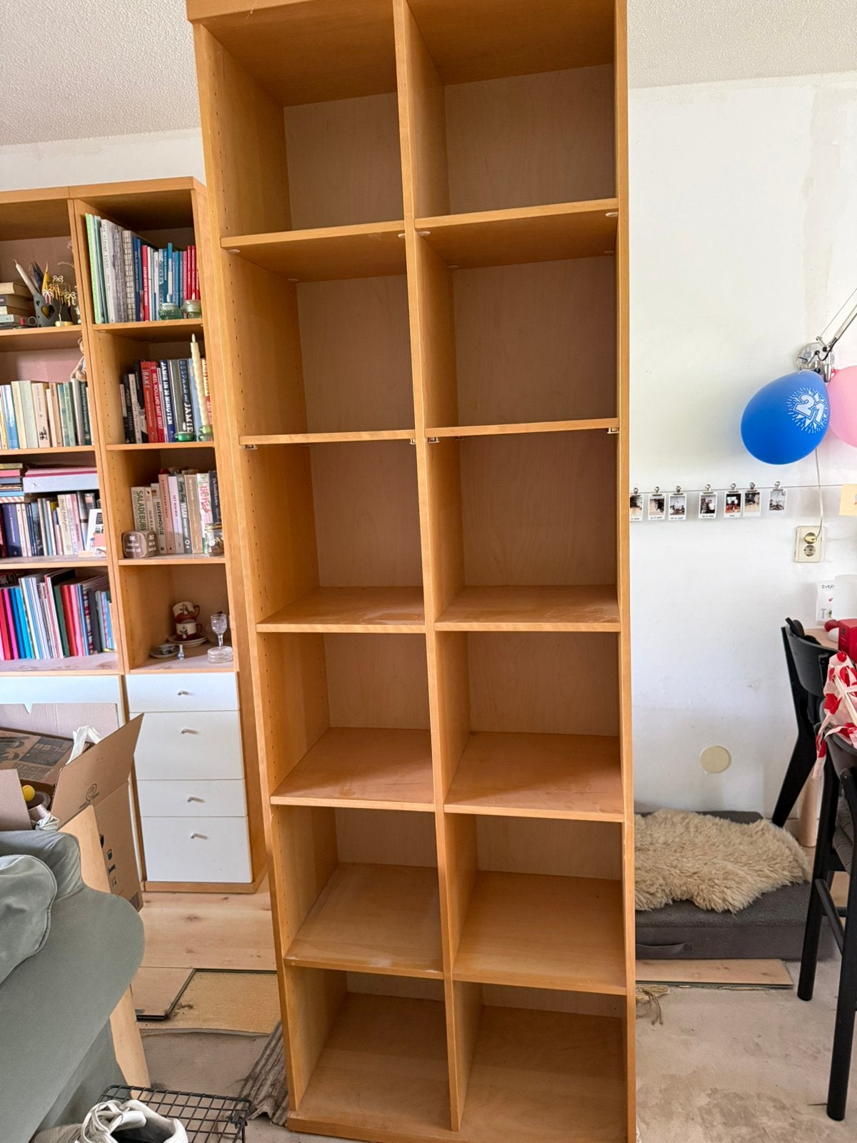 VINTAGE kast boekenkast, Ophalen, 200 cm of meer, Vintage, 50 tot 100 cm