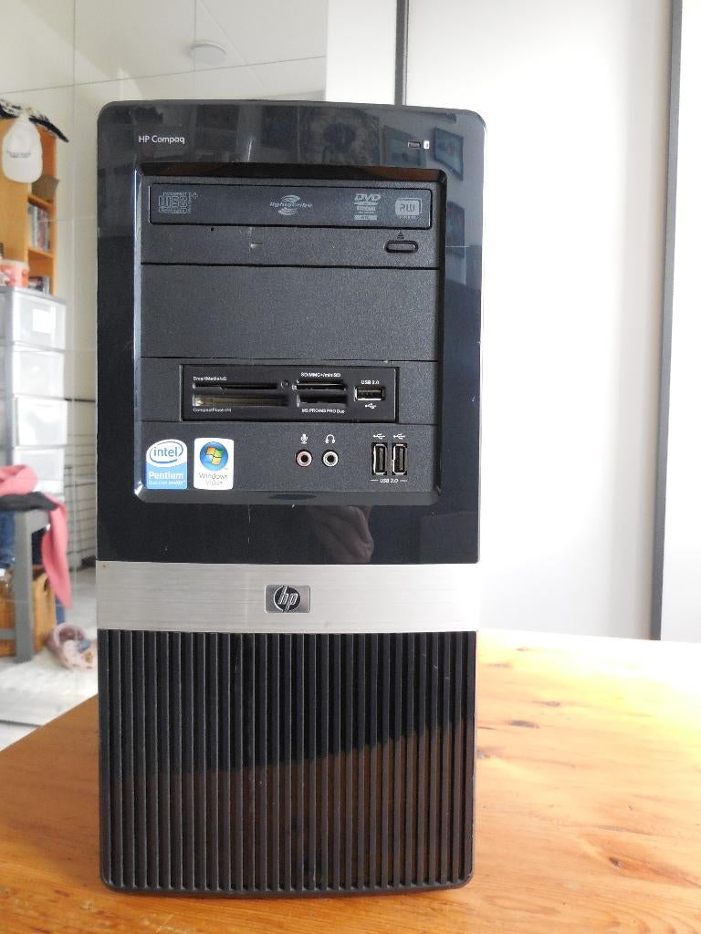 WINDOWS XP enVISTA computer HP DX-2400, Computers en Software, Desktop Pc's, Gebruikt, HDD, Minder dan 4 GB, Minder dan 2 Ghz