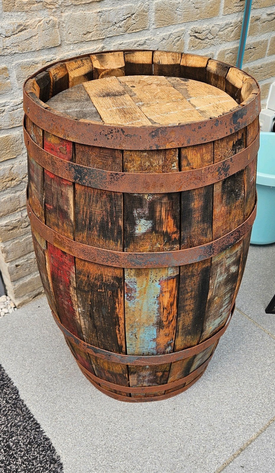 houten ton, 150 liter of meer, Ophalen, Hout