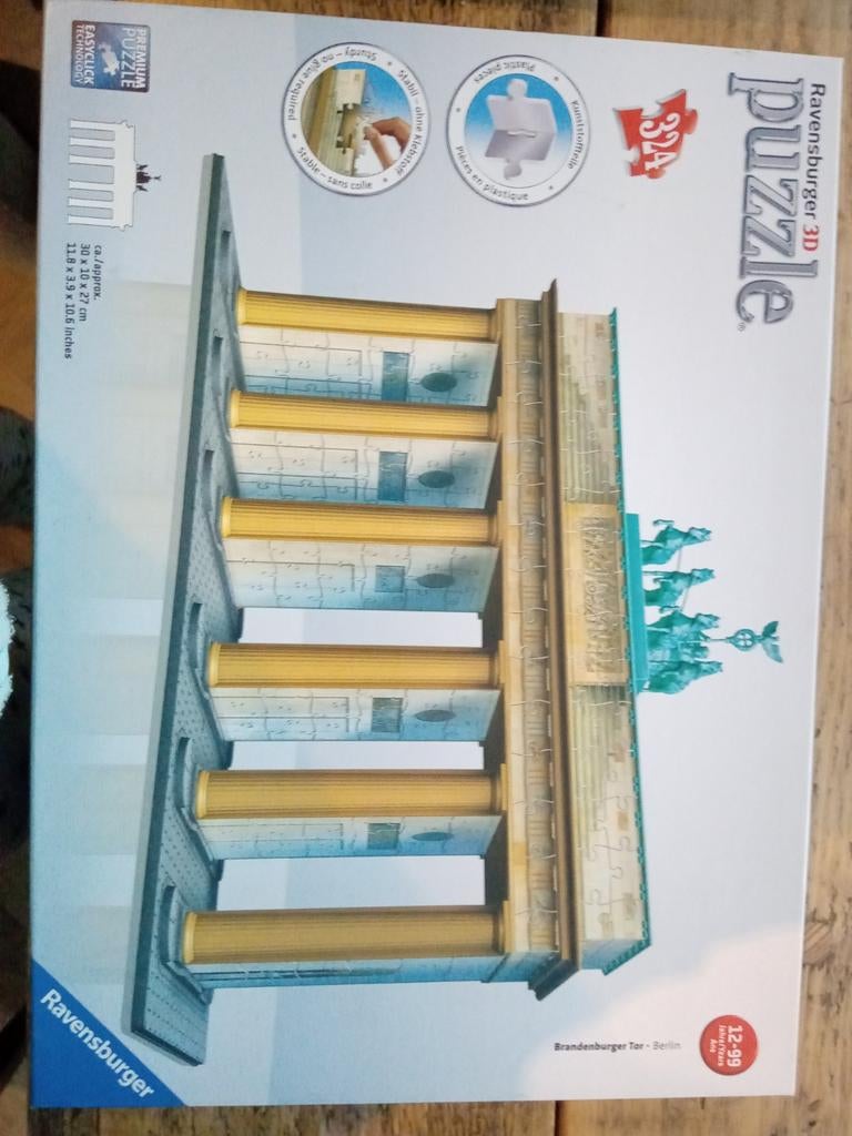 3 verschillende 3D puzzels (60% gaat naar het goede doel), Ophalen, 500 t/m 1500 stukjes, Rubik's of 3D-puzzel