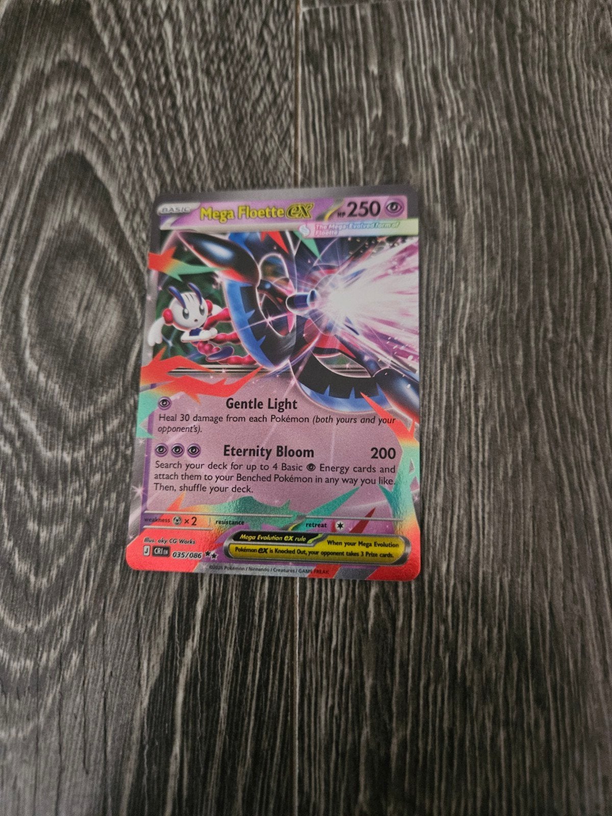Mega Floette ex, Ophalen of Verzenden, Nieuw, Losse kaart, Foil