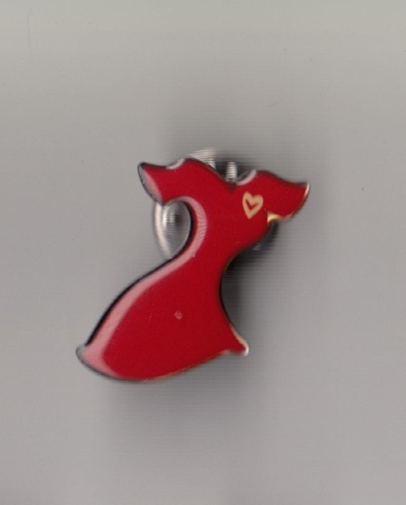 Hartstichting pin, Verzamelen, Speldjes, Pins en Buttons, Gebruikt, Speldje of Pin, Overige onderwerpen, Ophalen of Verzenden
