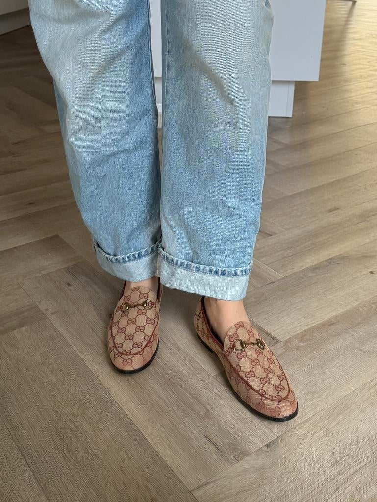 Gucci loafers bruin maat 39, Kleding | Dames, Schoenen, Ophalen of Verzenden, Zo goed als nieuw, Bruin
