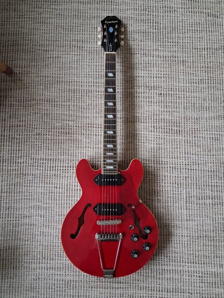 Casino Coupe 2015 + substantial upgrades (€ 500,- +), Ophalen, Zo goed als nieuw, Hollow body, Epiphone