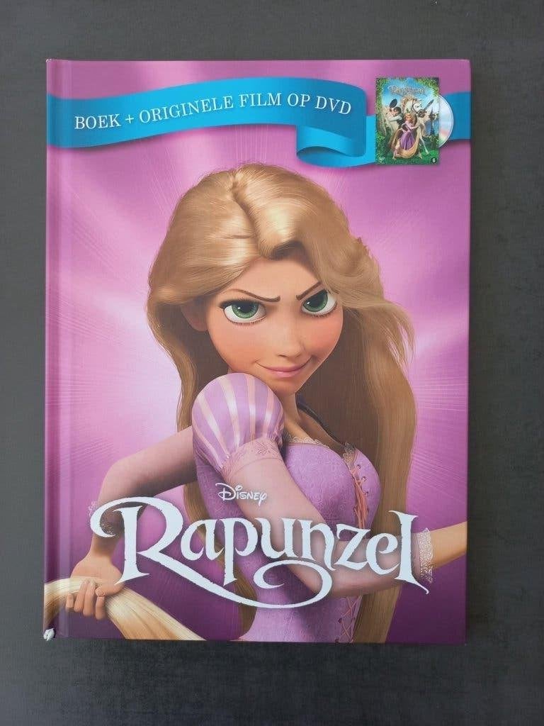 Disney Rapunzel boek met film op dvd, Walt Disney, Ophalen of Verzenden, Zo goed als nieuw, Sprookjes