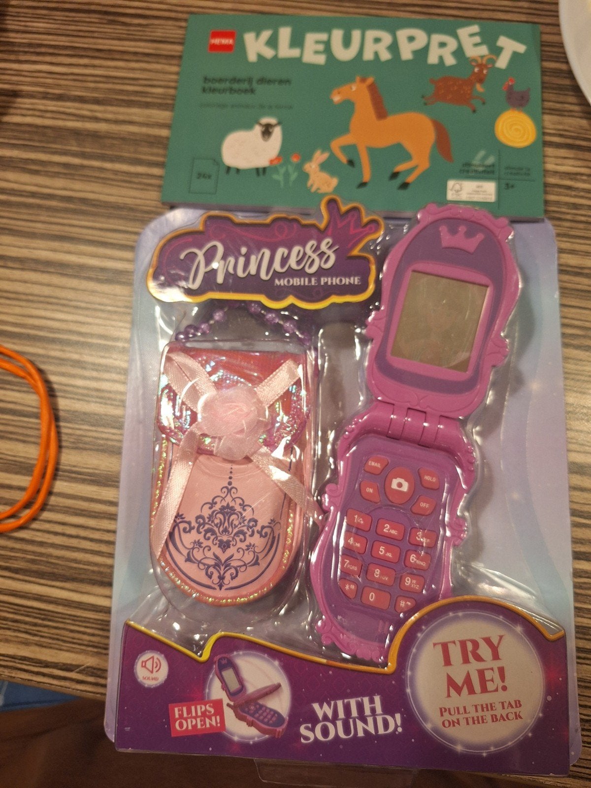 Princess mobiele telefoon en Kleurpret boekje, Ophalen of Verzenden, Nieuw, Overige typen, Met geluid