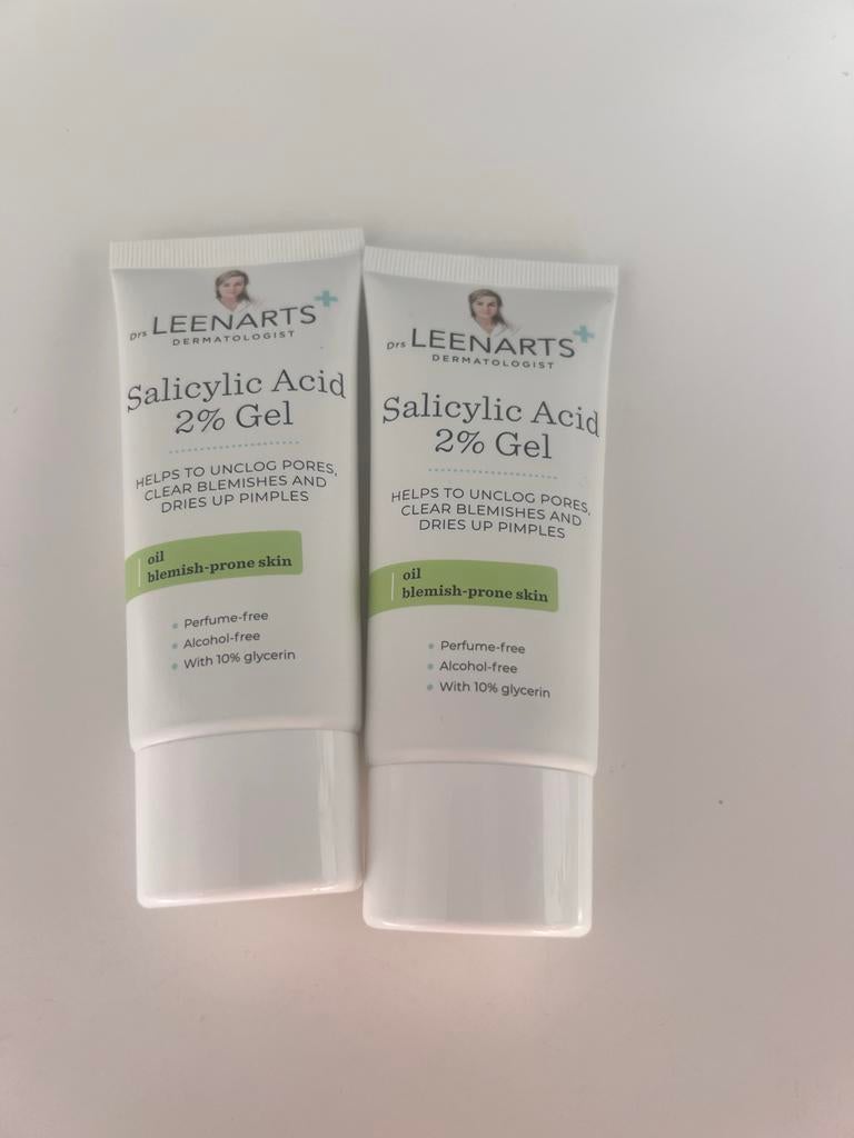 Drs. Leenarts Salicylic Acid 2% Gel (2 stuks), Ophalen of Verzenden, Nieuw, Gehele gezicht, Verzorging